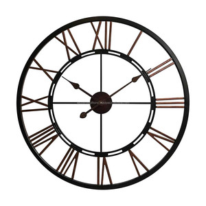 <span class=keywords><strong>Orologio</strong></span> da <span class=keywords><strong>parete</strong></span> moderno con rivestimento in polvere nera per la casa e il soggiorno - Product Image 4