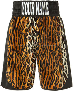 Boxing Competition Polyester Training Tiger Print <b>Shorts</b> Boxing <b>Short</b> - Product Image 1