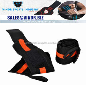 Poignets en coton élastique de haute qualité pour l'entraînement de gymnastique Logo personnalisé équipement d'haltérophilie de musculation à bas prix - Product Image 2