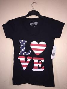 100% Export Quality Branded Label Women's Cotton T-Shirt S-XL Short Sleeve Front Printed Fancy Design for Spring Season - Product Image 2