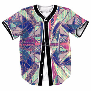 เสื้อเบสบอลมีกระดุมเสื้อทีม2025สไตล์ใหม่พิมพ์ซับลิเมชัน - Product Image 3