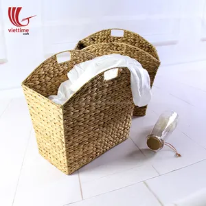 natural water hyacinth basket/storage water hyacinth basket wholesale from Indochina, Vietnam