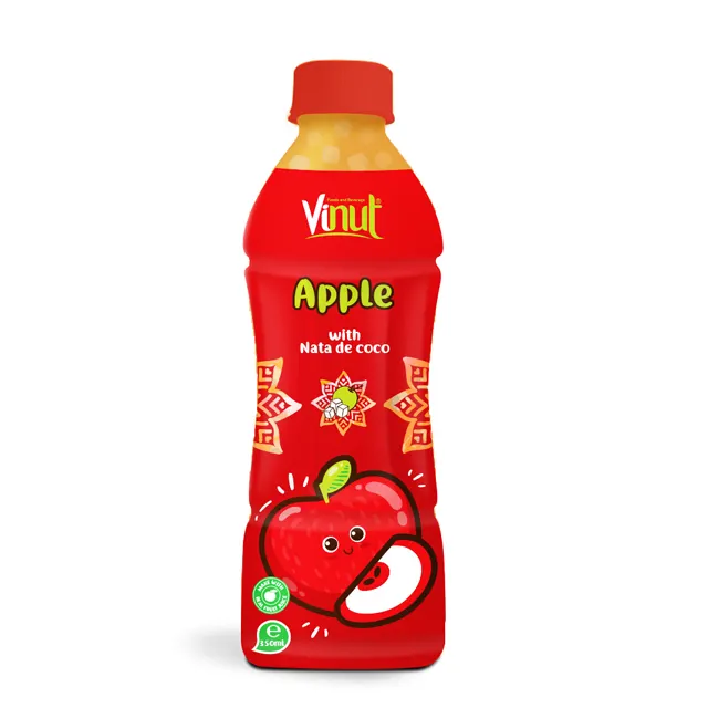 Natuurlijke Verse 350Ml Gebotteld Apple Sap Met Nata De Coco Dagelijks Drankjes