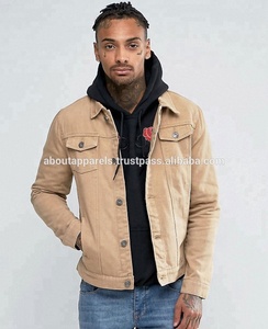 Unisex Bulk Wholesale Blue Ribbed Jean Jackets Women's Fashion Style Denim Jacket <b>Fur</b> Decoration Button Classic Print Plus Size - Product Image 3