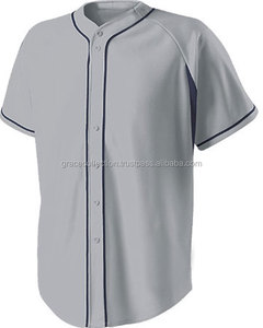 Jersey de béisbol de manga corta para hombre, Jersey con botones, estilo activo, personalizado - Product Image 3