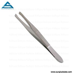 Pince à sourcils professionnelle en acier inoxydable J2 avec pointe incurvée et extension de cils pour le travail des cils Volume Durable - Product Image 6