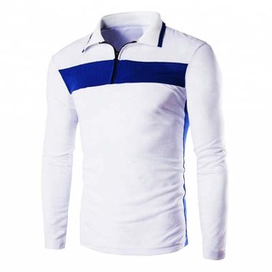 Polo con logotipo personalizado de algodón 100% en camiseta transpirable para hombre - Product Image 3