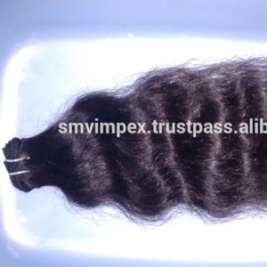 Temple hair-cabello humano sin procesar, tejido de la India, calidad del cabello sin compromiso - Product Image 3