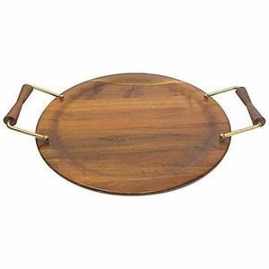 ถาดไม้ขัดเงาพร้อมหูจับโลหะสำหรับงานฝีมือไม้ กล่องไม้ ป้ายติดผนัง - Product Image 2