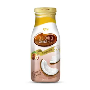 Tropical 280ml Glass Bottle Ice Coffee Coconut Milk Creamer