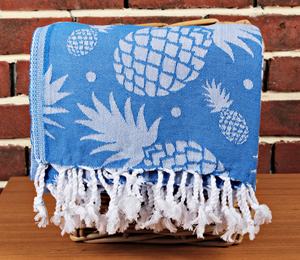 High Quality Best Price Pineapple Peshtemal, Fouta, <b>Throw</b>, Shawl, Bath , Beach, Turkish Towel - Product Image 3