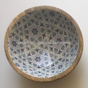 Cuenco de madera esmaltada seguro para comida, 100%, superventas - Product Image 3