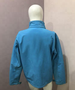 Chaqueta de concha suave de viento impermeable ligera para hombre, manga larga, cuello redondo, transpirable, tejido con capucha, abrigo de invierno para exteriores, Material - Product Image 4