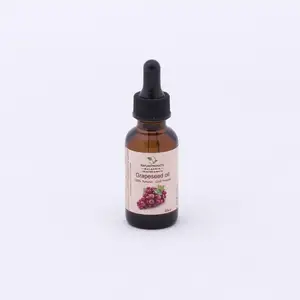 Cold Pressed Grapeseed Oil dari Pabrik untuk Rambut Kulit dan Minyak Kosmetik Perawatan Kesehatan