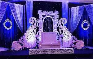 Boda escenario paneles para boda paneles de fibra de recepción etapa telón de fondo Decoración - Product Image 2
