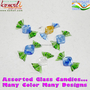 Caramelo de Navidad artificial decorativo de cristal de murano de Toffees hecho a mano - Product Image 3