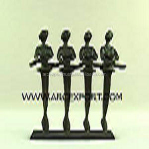 Fournisseurs en gros de sculpture décorative en métal pour la maison, sculpture de table longue de taille moderne et la plus exigeante pour un usage domestique - Product Image 1
