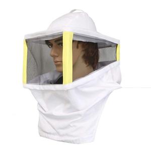 Sombrero de abeja de material de algodón, velo blanco - Product Image 6
