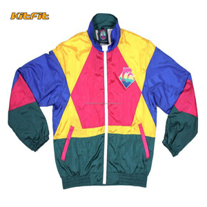 Chaqueta cortavientos colorida para hombre, ropa de calle de hip hop, impermeable, para adultos, nueva moda, venta al por mayor - Product Image 1