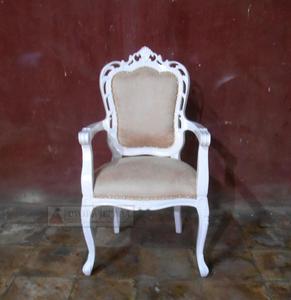 ¿Caoba tallada brazo Silla de comedor de muebles de estilo francés? - Product Image 2