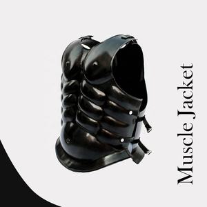 Veste musculaire en métal Style antique, armure, pour Hercules, noir, vente de haute qualité, antique, Vintage - Product Image 2