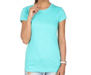 Camiseta de cuello redondo de moda de verano para mujer, manga corta, ecológica, en blanco, con estampado personalizado, decoraciones de agujeros y botones - Product Image 1