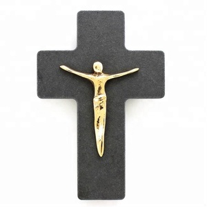 Crucifijo de Cruz religiosa colgante antiguo - Product Image 2
