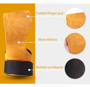 Poignée de main en cuir personnalisée, poignée de main en cuir, pour l'entraînement et la musculation, protection de la paume, Logo personnalisé - Product Image 2