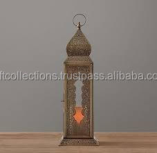Highest Selling Modern Iron Lantern for <b>Candle</b> <b>Garden</b> Decor Windproof <b>Candle</b> <b>Holder</b> With Handle For Home Decoration - Product Image 3