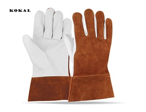 High Quality XL Size MIG Welding <b>Gloves</b> Anti-Cut Anti-Slip Anti-Heat Comfortable Cotton Liner Safety <b>Gloves</b> for Working - Product Image 3