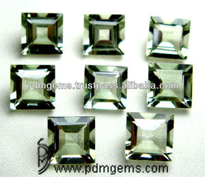 Amatista verde, 11x11mm, 7x7MM, forma de cojín, joyería Natural facetada, fabricación de piedras, joyería de plata DIY, fabricación de piedras preciosas sueltas OEM - Product Image 6