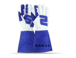 High Quality XL Size MIG Welding <b>Gloves</b> Anti-Cut Anti-Slip Anti-Heat Comfortable Cotton Liner Safety <b>Gloves</b> for Working - Product Image 1