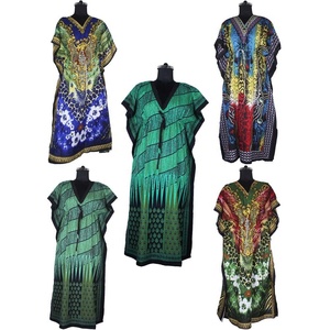 Robe d'été longue pour femmes, caftan Style Western, - Product Image 2