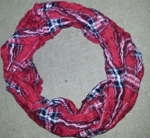 Bufanda infinita de invierno con estampado de logotipo personalizado, accesorios de moda para adultos, chal tradicional a cuadros - Product Image 1