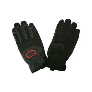 Venta al por mayor superventas Split cuero de vaca mecánico guantes resistentes al calor antideslizante cuero de vaca genuino máquina guantes - Product Image 2