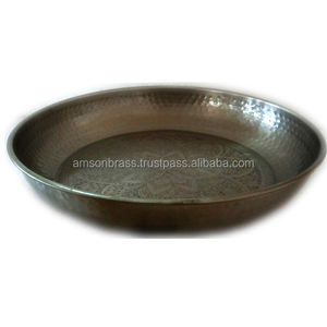 Bol de service de fruits de luxe en Aluminium, de style européen, Design décoratif en métal gaufré - Product Image 2