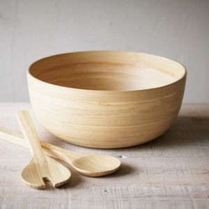 Cuencos de bambú hechos a mano para el cuidado de la salud, respetuosos con el medio ambiente, artesanales - Product Image 1