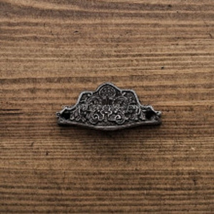 Poignée de tiroir longue en laiton fantaisie OMG Industries Poignée de meuble de cuisine Armoire Armoire Poignée en aluminium noir - Product Image 2