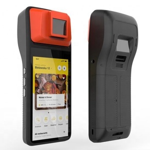 Terminal POS biométrique d'empreintes digitales optiques avec Android 8.1 NFC 2D Scanner de codes à barres pour les applications de point de vente - Product Image 1