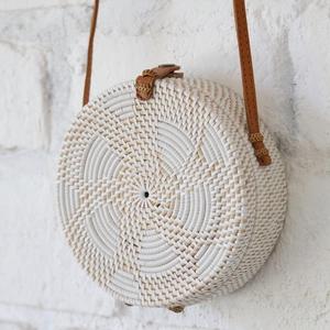 Sac en rotin fait main pour femmes, logo personnalisé, style carré naturel, doublure en coton, nœud, vente en gros directe du Vietnam - Product Image 6