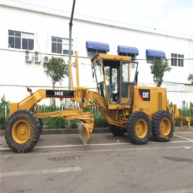 Caterpillar Motor Grader 140K Bekas Kualitas Bagus Dijual/Grader Kucing dengan Harga Rendah, Perata Ulat 140K Bekas