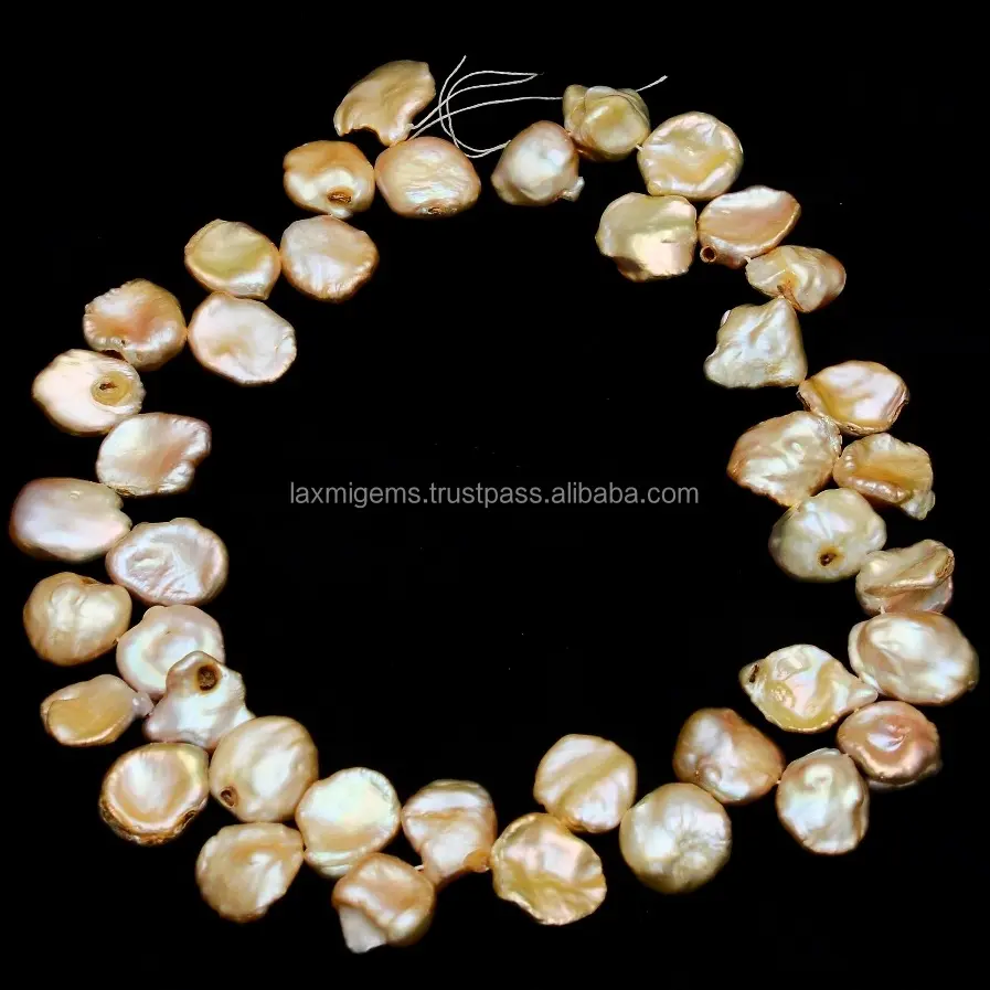 High Quality Keshi Pearl Strands Wholesale Price Nugget Freshwater Pearl