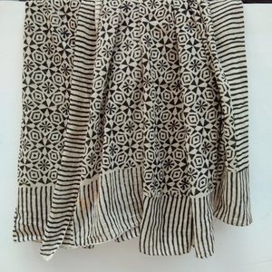 ผ้าโสร่งผ้าฝ้ายพิมพ์ลายแบบบล็อกพร้อมตะเข็บริมชายหาดชุดว่ายน้ำบิกินี่คลุมผ้าพันคอพันคอ - Product Image 2