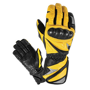 Gants en cuir de moto de sport avec protection des articulations - Product Image 4