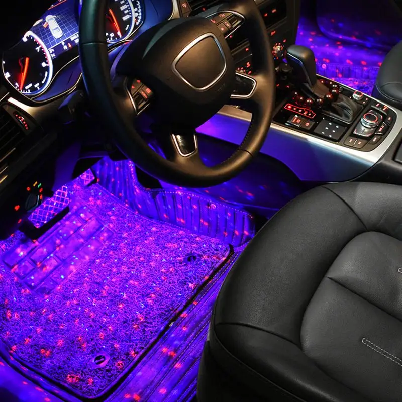 Luz led interior de coche H0TLT, cambio de Color