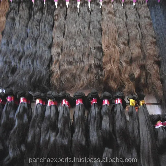 100% Raw Unprocessed Indian Natural Virgin Human Remy Hair Weave for sale