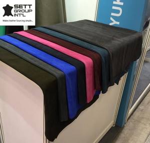 High Quality Organic & Eco-Friendly Cow Split <b>Suede</b> Leather for Shoes Bags <b>Belts</b> Handbags Luggage & Garments - Product Image 3