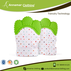 New Fashion Wholesale Soft Comfortable 100% Cotton Baby Mittens - Product Image 3