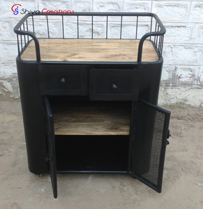 Armario aparador unidad estilo retro industrial al por mayor a granel - Product Image 2