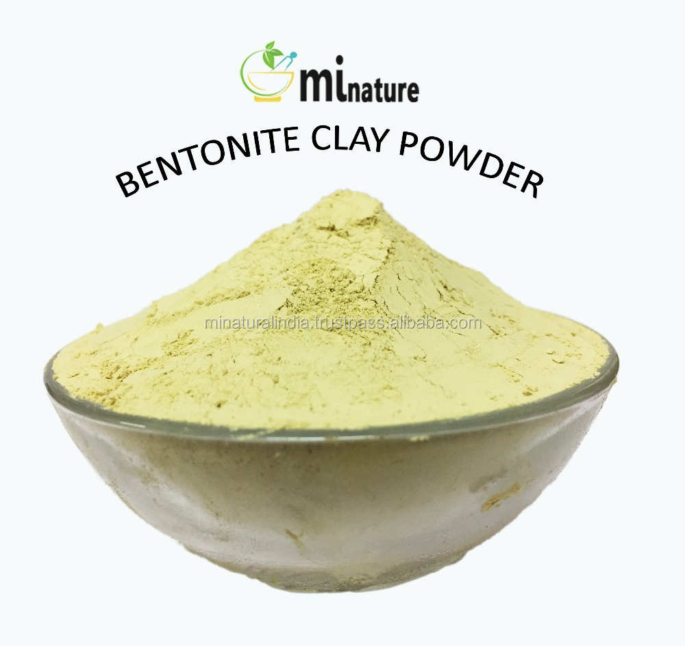 Poudre d'argile de Bentonite Pure, grise, Multani indien, Mitti, couverture terre